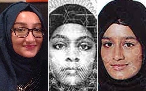 Kadiza Sultana, Amira Abase và Shamima Begum. Ảnh: Metropolitan Police