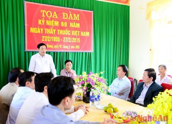 Tại trạm y tế xã Tân Hương, huyện Tân Kỳ
