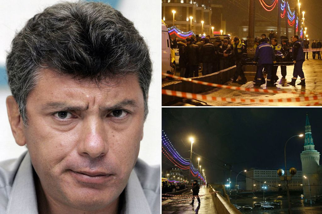 Ông Boris Nemtsov và hiện trường vụ ám sát