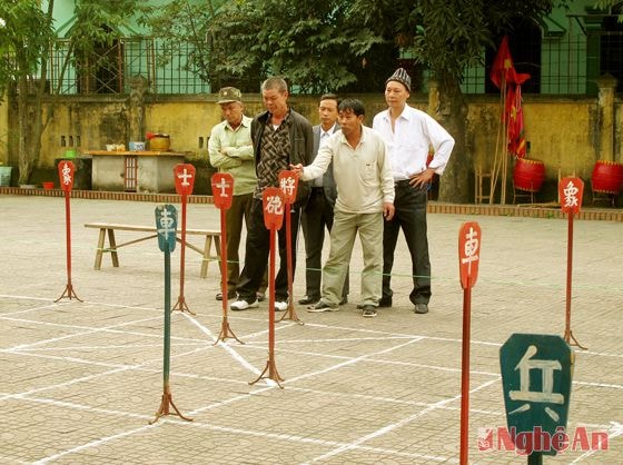 Đánh cờ người  trong Lễ hội
