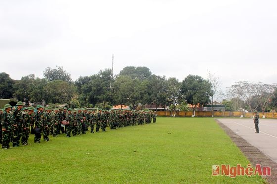 Công tác kiểm tra chuẩn bị trước lúc xuất phát hành quân