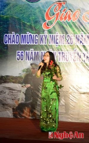 Tiết mục đơn ca của Báo Nghệ An