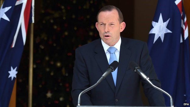 Thủ tướng Australia Tony Abbott cho biết ông đã đáp ứng yêu cầu chính thức từ phía Baghdad và Washington đưa ra trước đó. Ảnh: Internet