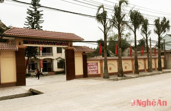 Trụ sở UBND xã Nhân Thành (Yên Thành).