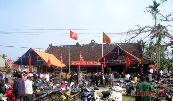 Đình Long Thái ngày lễ hội