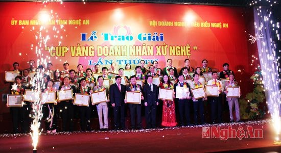 Các doanh nhân được tôn vinh Giải cúp vàng lần thứ tư