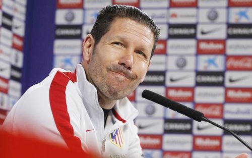 HLV Diego Simeone đang được nhiều đội bóng lớn theo đuổi. Ảnh: AS