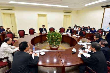 Quang cảnh cuộc họp.