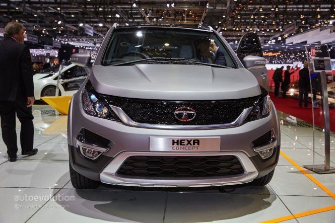  Hexa concept của Tata Motors tại triển lãm Geneva 2015 - Ảnh: Autoevolution