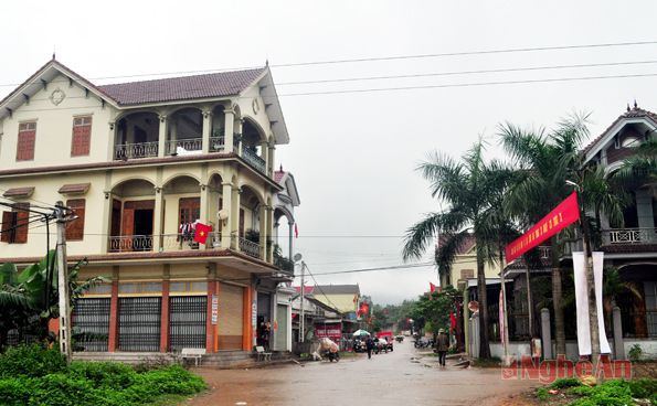 Một góc nông thôn mới xã Tân Sơn (Quỳnh Lưu).