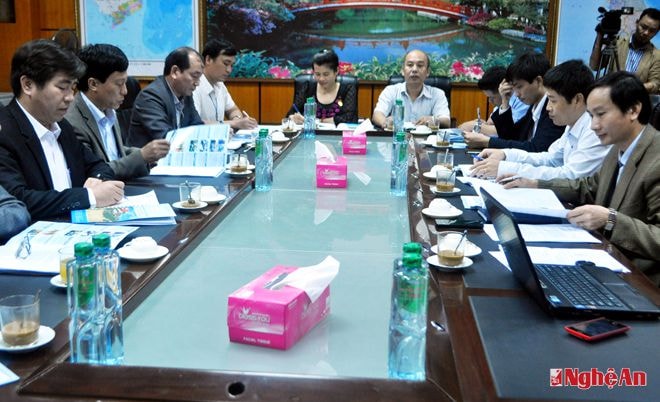 Toàn cảnh buổi làm việc