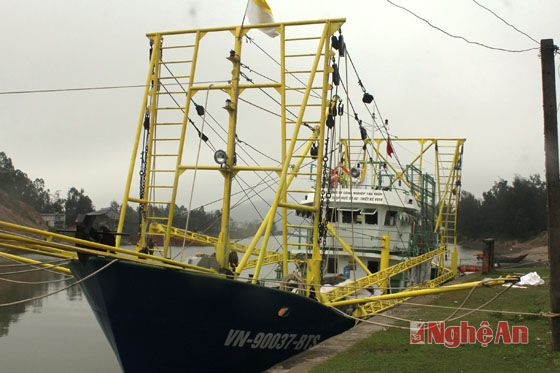 Tàu cá được thi công với công nghệ tiên tiến, phù hợp với tập quán sản xuất của ngư dân