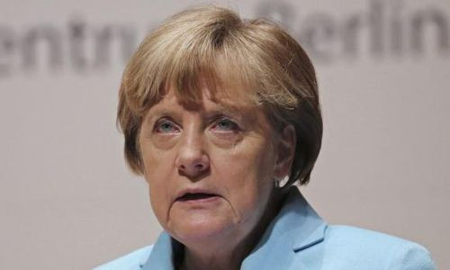 Thủ tướng Angela Merkel từ chối lời mời của tổng thống Nga về lễ kỷ niệm Ngày Chiến thắng vào 9/5. Ảnh: Reuters.