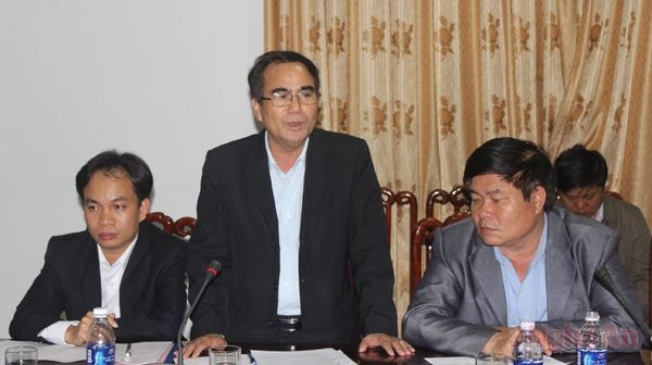 Lãnh đạo Sở GTVT phát biểu