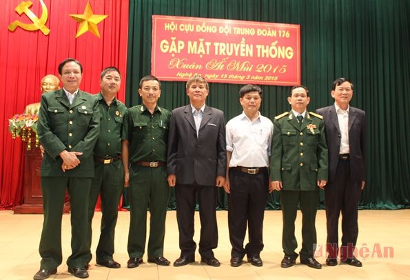 Ban liên lạc Hội Cựu đồng đội Trung đoàn 176 khóa mới ra mắt.J