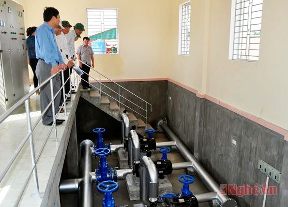 Nhà máy nước sạch xã Diễn Yên (Diễn Châu).