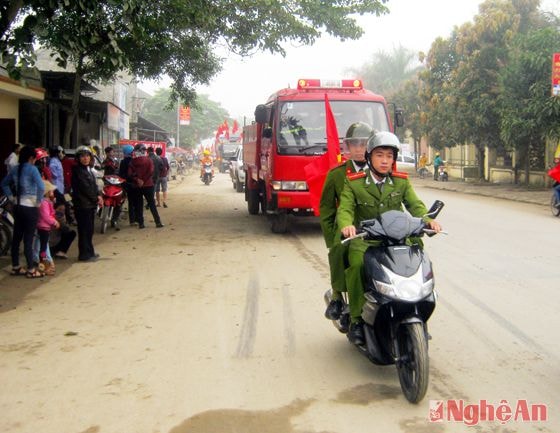 Các lực lượng tham gia diễu hành