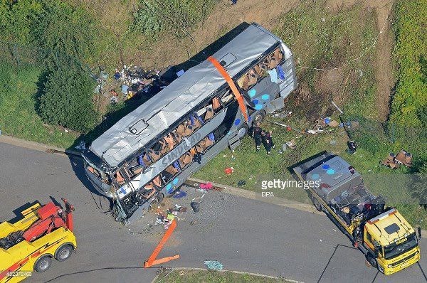 Một vụ tai nạn xe bus tại Nga. (Nguồn: Getty Images)