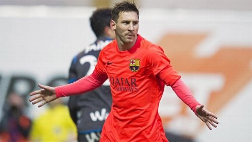 Phong độ cao và ổn định đang giúp Messi thắng thế. Ảnh: Reuters