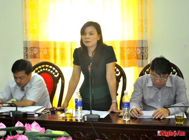 Bà Nguyễn Thị Dung - Phó chủ tịch UBND Thị xã Cửa Lò cho rằng Sở VH,TT&DL cần nâng cao vai trò chủ trì, giám sát chương trình phối hợp