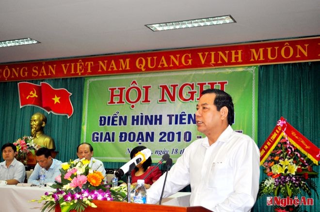 Đồng chí Nguyễn Hồng Kỳ - GĐ Sở GTVT phát biểu tại hội nghị