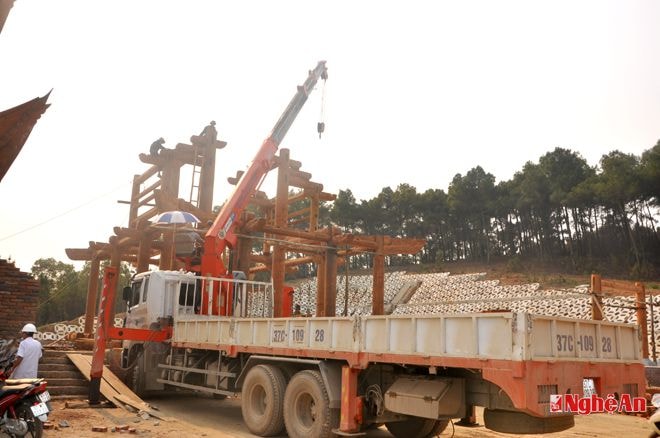Huy động thiết bị máy móc thi công