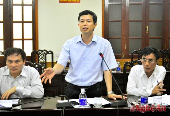 Đại diện lãnh đạo MTTQ tỉnh phát biểu