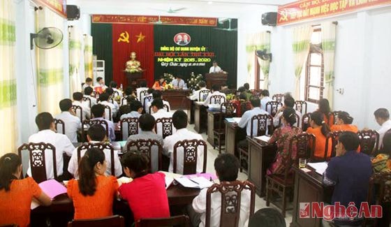 Đại hội Đảng bộ cơ quan Huyện ủy Quỳ Châu lần thứ XXII (nhiệm kỳ 2015 - 2020)