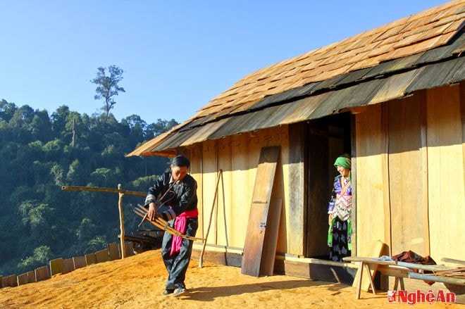 l Dưới nắng xuân  Tri Lễ (Quế Phong). Ảnh: quốc đàn