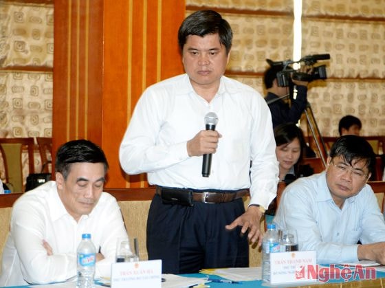 Đồng chí Trần Thanh Nam Thứ trưởng Bộ Nông nghiệp và Phát triển nông thôn phát biểu