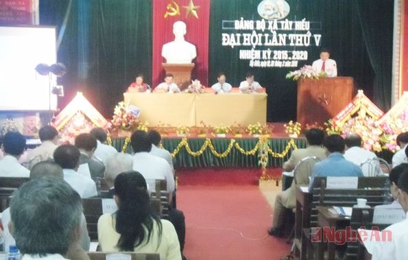 Toàn cảnh Đại hội Đảng bộ xã Tây Hiếu nhiệm kỳ 2015-2020