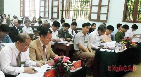 Các đại biểu tham dự đại hội