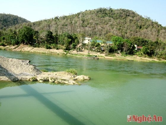 Nơi hợp lưu của Nậm Nơn và Nậm Mộ ở xã Xá Lượng, Tương Dương.