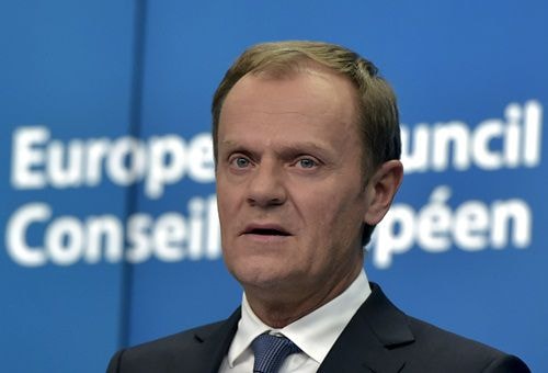 Chủ tịch Hội đồng Châu Âu Donald Tusk Nguồn: Reuters. 