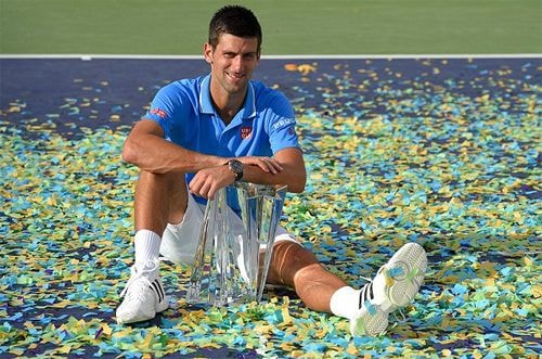 Đây là lần thứ năm Djokovic vô địch giải Masters 1000 này. Ảnh: AP.