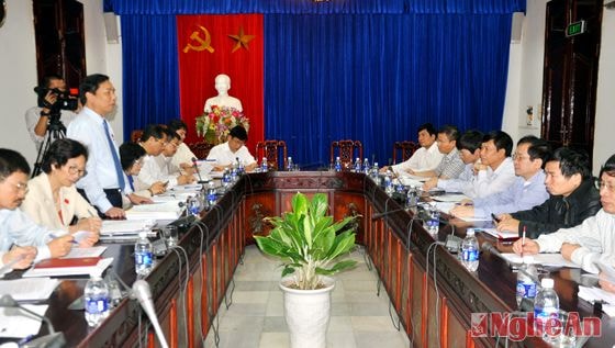 Toàn cảnh buổi làm việc