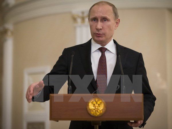 Tổng thống Nga Vladimir Putin. (Nguồn: AFP/TTXVN)