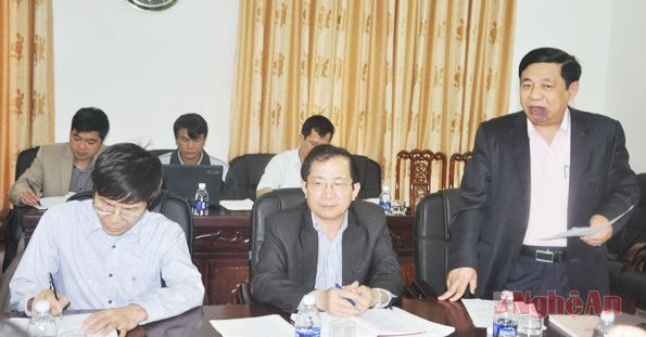 Chủ tịch Nguyễn Xuân Đường phát biểu.