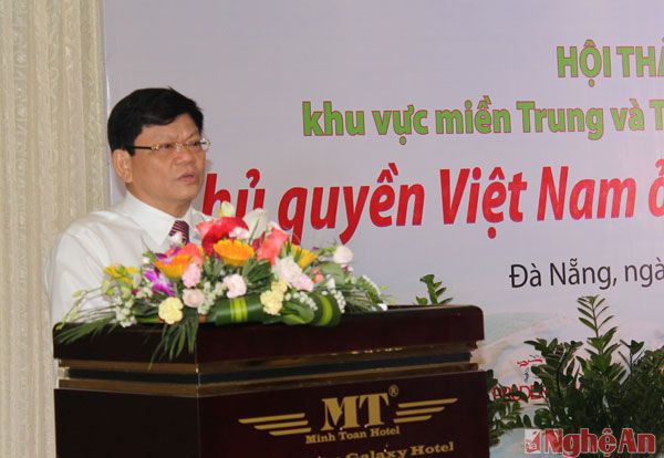 Võ Công Trí – Phó bí thư thường trực thành ủy Đà Nẵng phát biểu