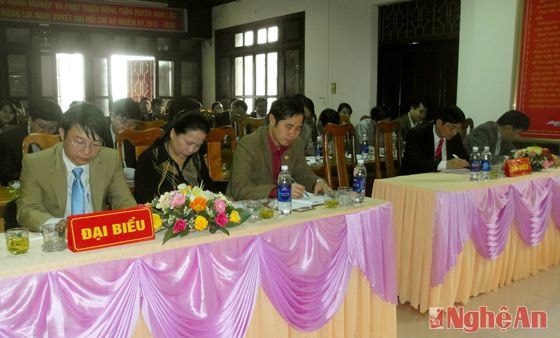 Đại biểu tham dự đại hội