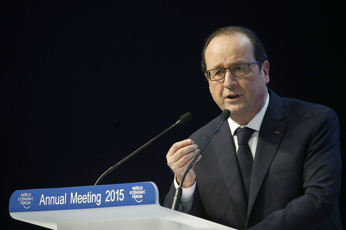 Tổng thống Pháp François Hollande. Ảnh Bloomberg