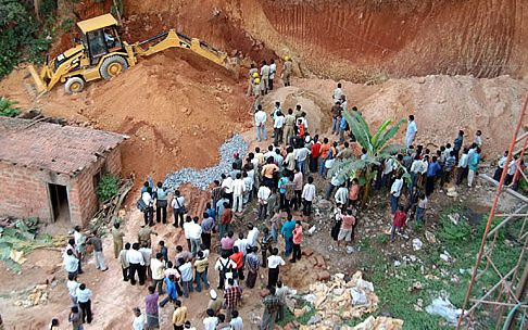  Một vụ lở đất ở Ấn Độ (ảnh: Agu)