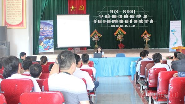 Toàn cảnh buổi tập huấn.