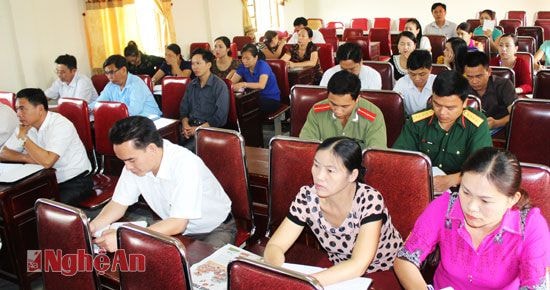 Có trên 60 cộng tác viên tham gia cuộc tập huấn