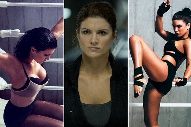 Người đẹp làng đô vật, Gina Carano, đóng vai Riley trong 