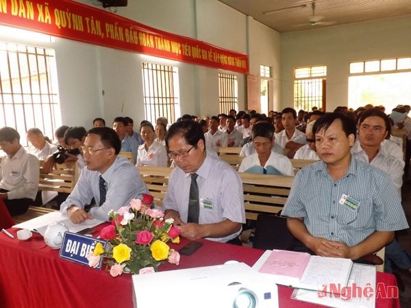 Các đại biểu tham dự đại hội