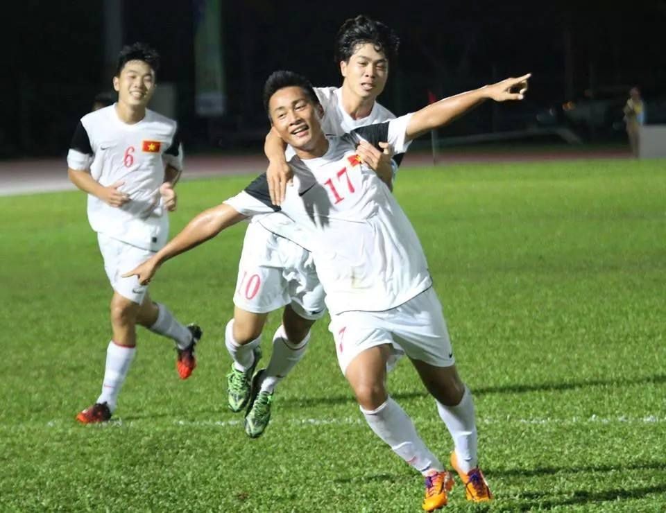 Tuấn Tài và Công Phượng trong màu áo U19 Việt Nam.Ảnh: Internet
