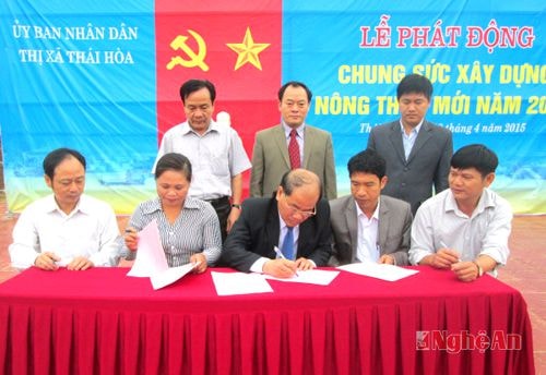 Các địa phương tham gia ký cam kết