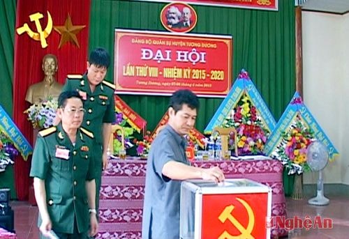 Bầu cử tại đại hội