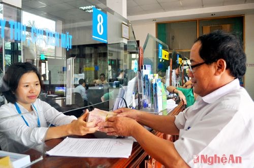 Giao dịch tại Ngân hàng VietinBank - Chi nhánh TP. Vinh.